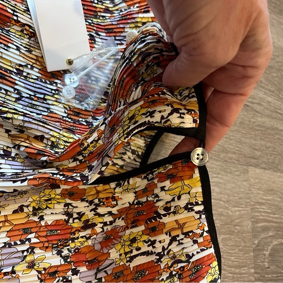 Tory Burch Pleated Ruffle Blouse - Picture 13 of 15